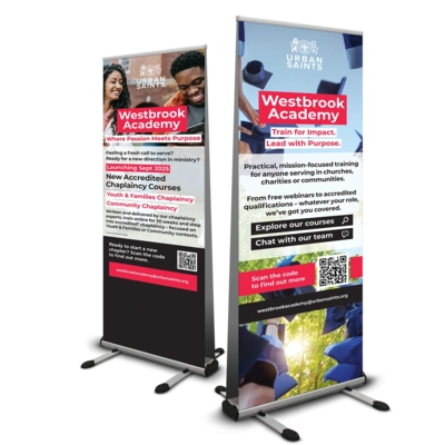Urban Saints Outdoor Banners x2