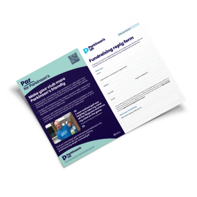 Parkinson's UK Perforated Flyer
