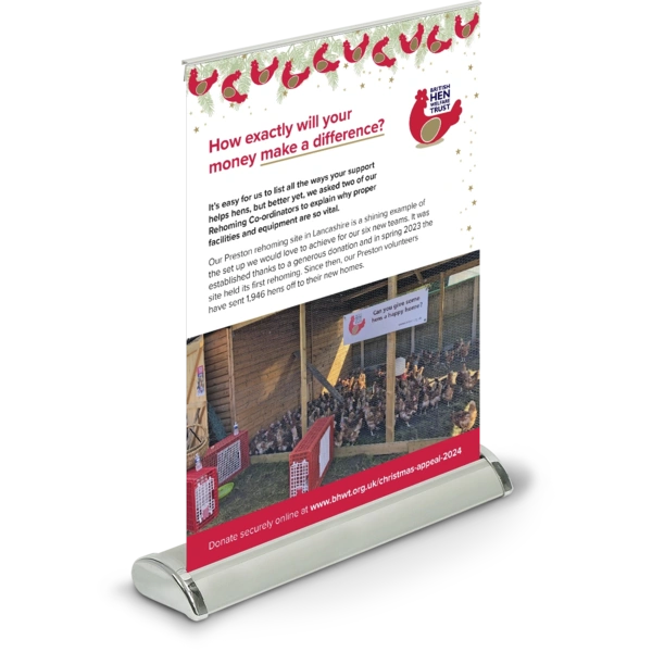 British Hen Welfare Trust Signature Desktop Banner