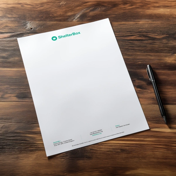 ShelterBox Letterhead