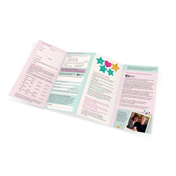 Heart of Kent Hospice Folded Perfed Flyer
