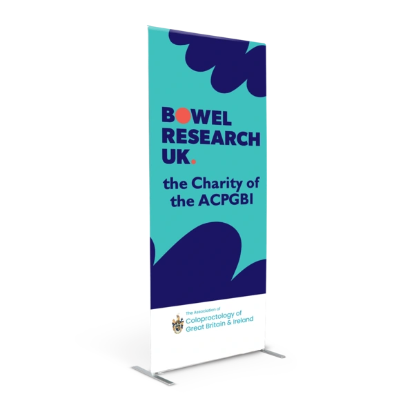 Bowel Research UK Fabric Stand