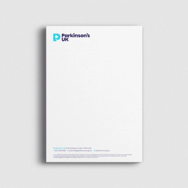Parkinson's UK Letterhead