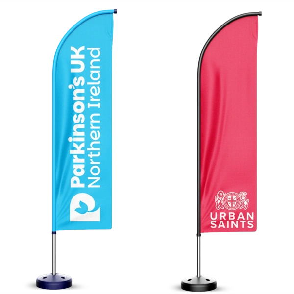 Mixed Feather Flags x2