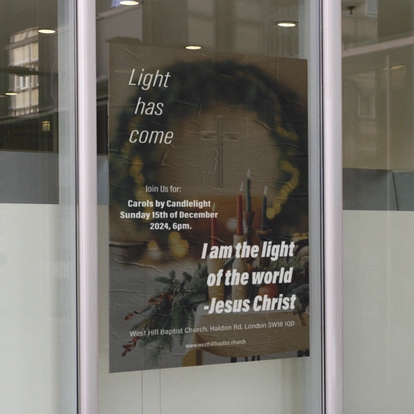 Westhill Baptist Church Large Format Poster